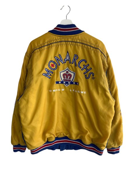 90s London Monarchs Adidas NFL Jacket - Image 3