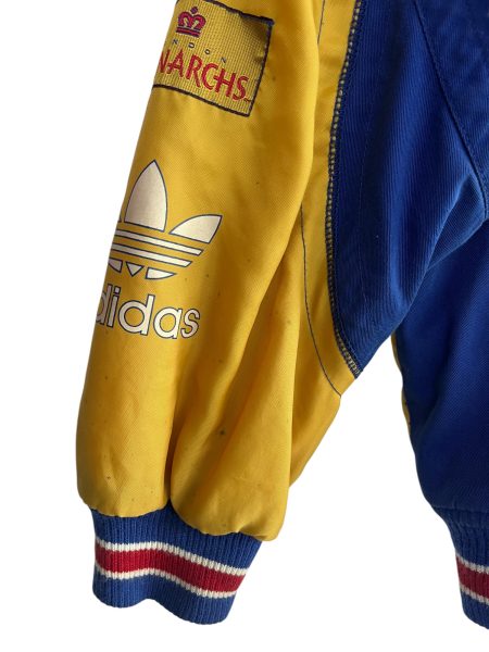 90s London Monarchs Adidas NFL Jacket - Image 5
