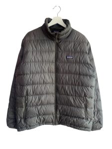 Patagonia Grey Padded Goose Down Jacket