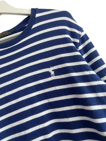 Polo Ralph Lauren Blue Stripe Sweatshirt - Image 3