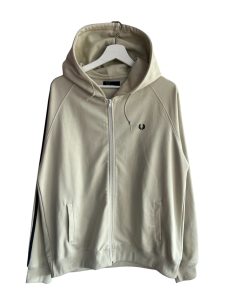 Fred Perry Sportswear Cream Hooded Track Jacket