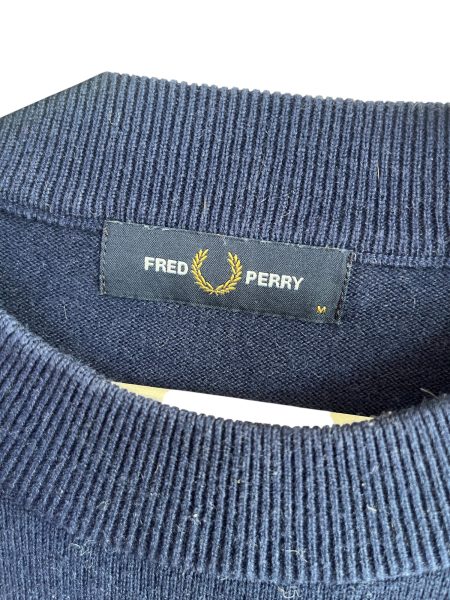 Fred Perry Sports Style Navy Sweatshirt - Image 2