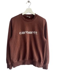 Carhartt WIP Brown Spell Out Sweatshirt