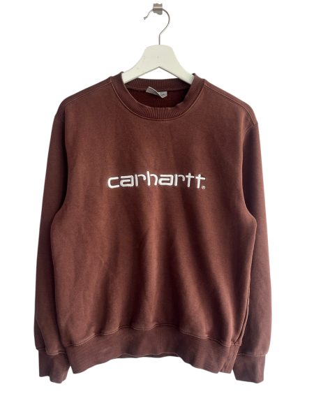 Carhartt WIP Brown Spell Out Sweatshirt